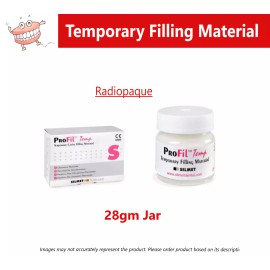 Silmet Dental Endo Temporary Filling Material 28gm Jar - Silmet, ProFil Temp Resin base