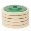 ANCIRS 5 Pack 4 Inch Round Wool Felt Disc Wheel