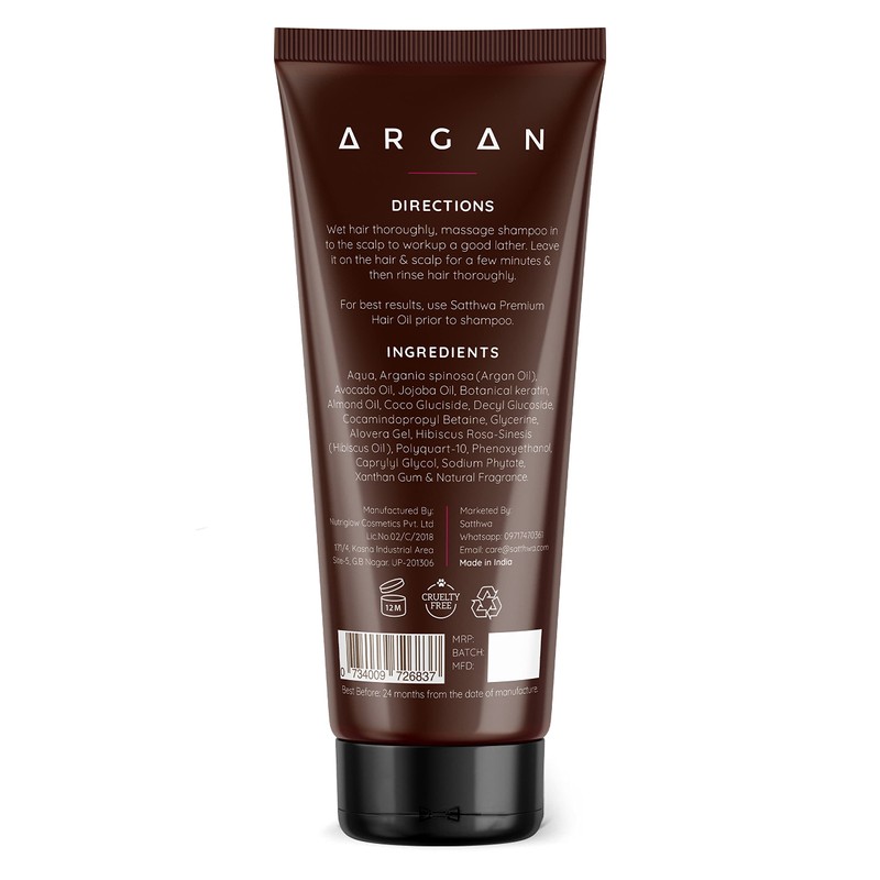 Satthwa Argan Oil Shampoo (200ml)