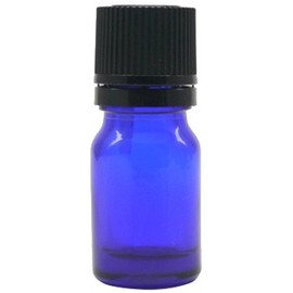 aromaandoraihu (K) Blue Bottles 5ml Drop Bottle Black Caps Set of 3