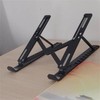 Adjustable Heat Dissipation Laptop Stand, 1 Count Plastic Foldable Laptop Desktop