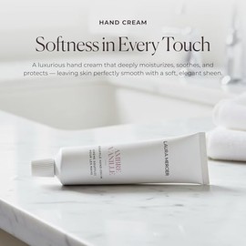 Laura Mercier Souffl Hand Cream, 24HR Hydration, Nourishes and Repairs, Instantly Moisturizes and Improves Skin Texture, Infused with Shea, Mango,... 