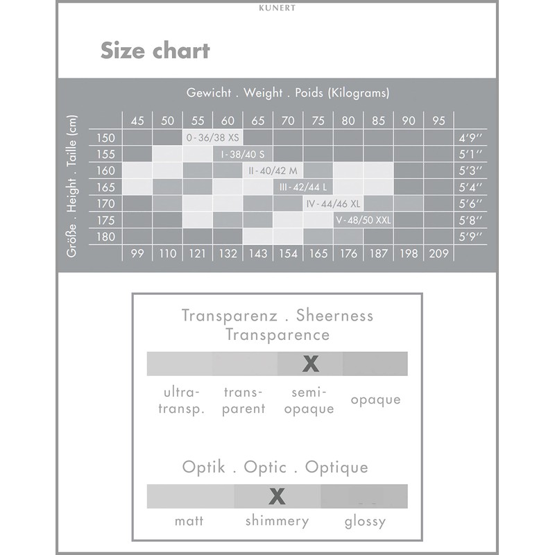 KUNERT Women's Velvet 40 Tights, 40 DEN, Blue (Marine 0880)),