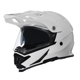 TRIANGLE Dual Sport Motorcycle Helmet Dirt Bike Helmets ATV Full Face Helmet for Adults Men with Internal Sunshield DOT Approved