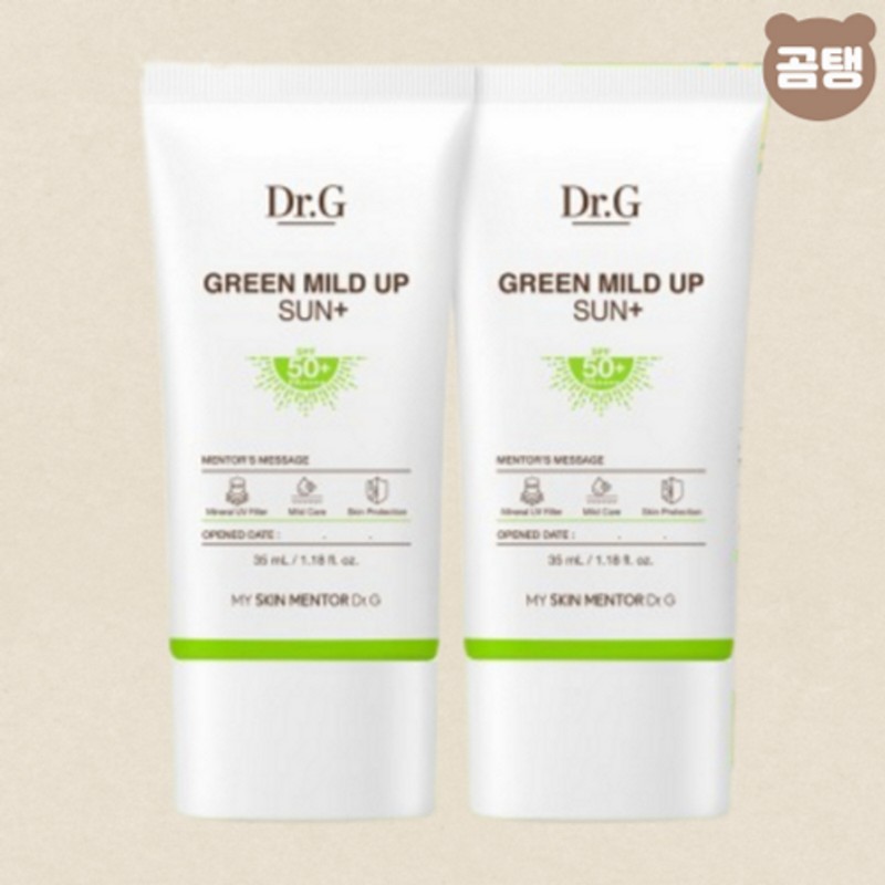 Dr. G Sun Cream Green Mild Up Sun Plus 35ml+35ml