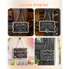 Gaahkai 10 PCS Large Hanging Chalkboard Signs, 9"x6" Reusable Double
