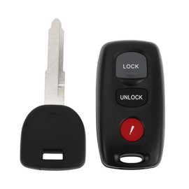 X AUTOHAUX 313.8MHz KPU41846 Keyless Entry Remote Ignition Transponder Key Fob for Mazda 3 2004-2006 63 80 Chip 3 Buttons