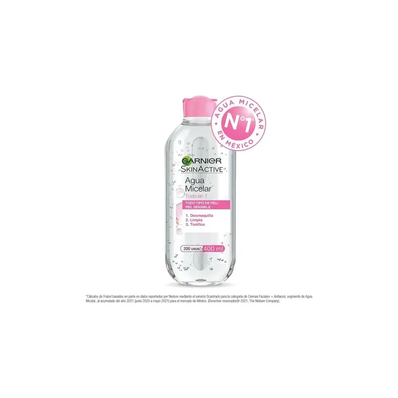 Kit 7pz Garnier Agua Micelar Todo En 1, Filtro Claro,