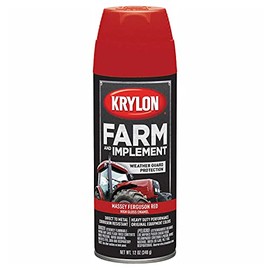Krylon Farm And Implement Paint Massey Ferguson Red - Lot of 6
