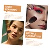 Baluue Practical Makeup Double-ended Blush Powder Brush Wooden Handle Multipurpose