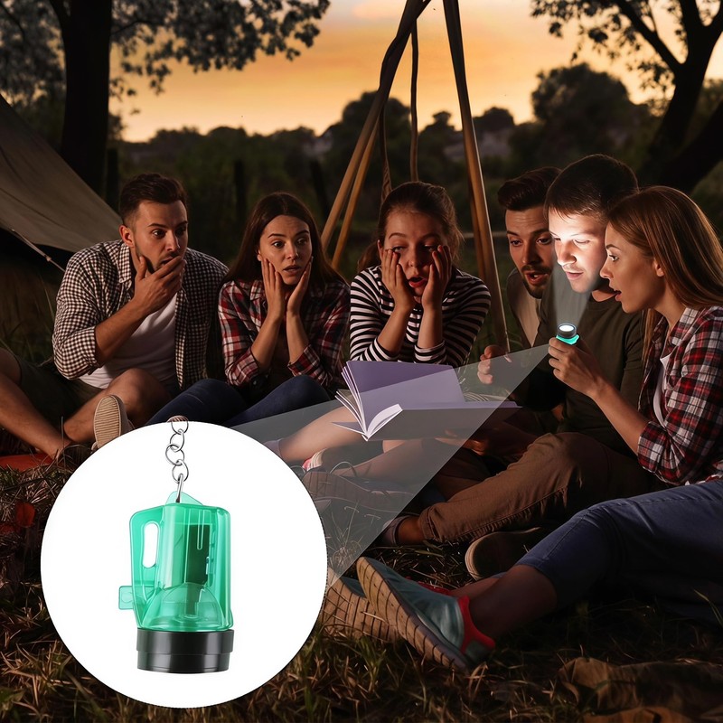 Indrnif Mini Torch Key Ring Small Teenagers Torch 4 cm