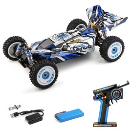 GoolRC WLtoys 124017 V2 RC Car, 1:12 Scale 2.4GHz Remote Control Off-Road Buggy Drift Car RTR with Brushless Motor and Metal Chassis for Adults