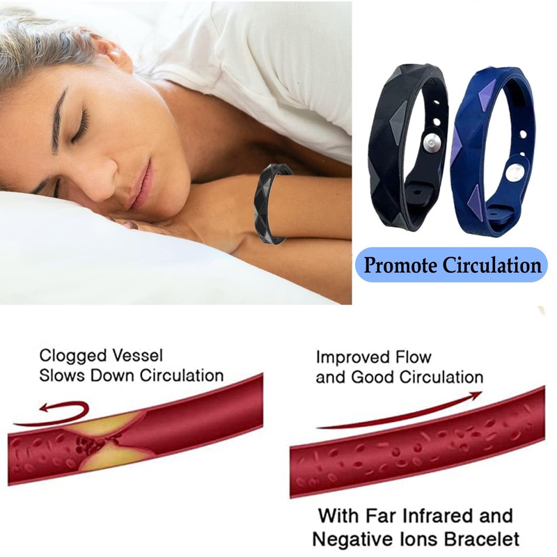 Easkite Anti Static Wrist Strap,Adjustable Anti Static Wristband Improve Sleep,Balance