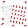 AnyDesign 500Pcs Christmas Stickers Glitter Santa Hat Envelope Seal Decals