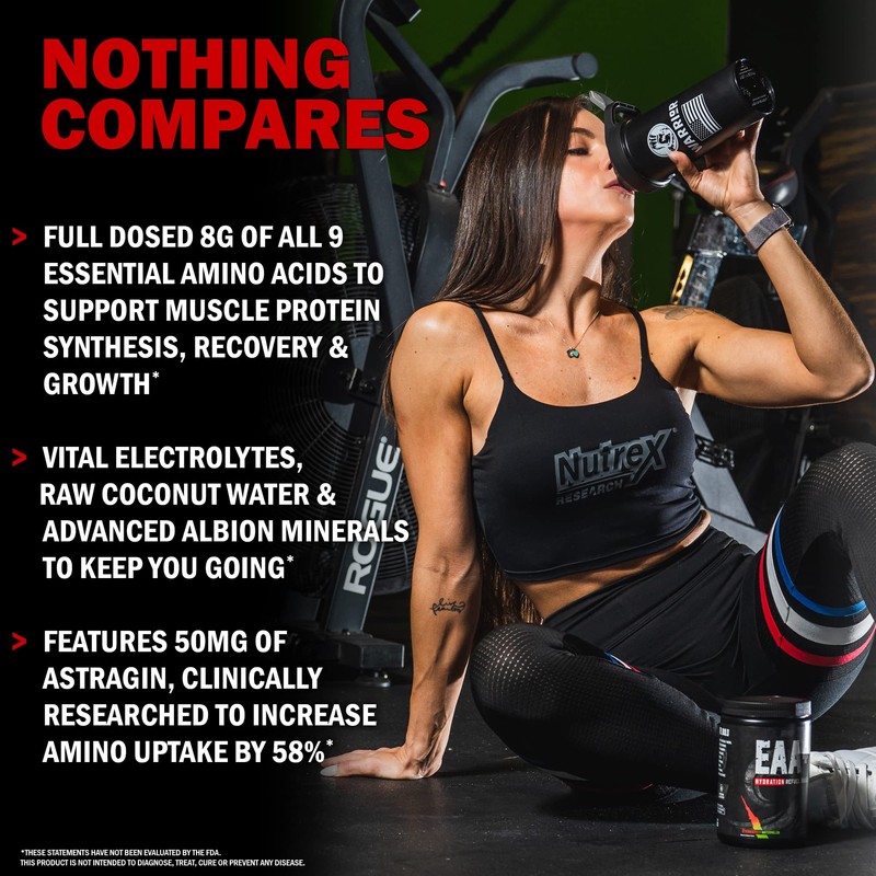 Nutrex Research EAA Hydration | EAAs + BCAA Powder |