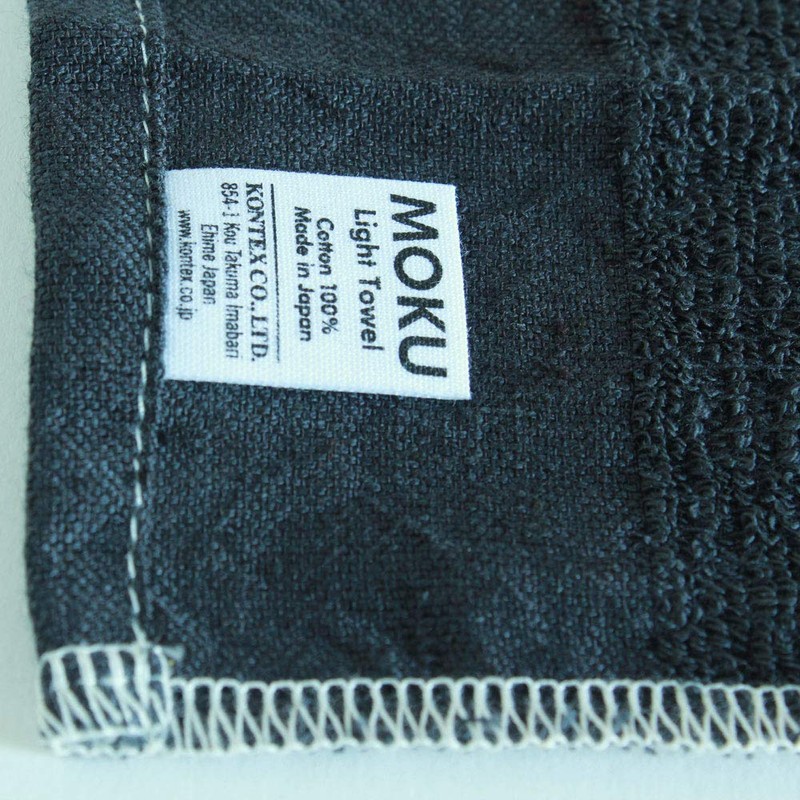 [Contex] MOKU <41781-054> Face Towel, Size M (Charcoal)