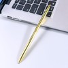 Tiosen Gold Metal Ballpoint Pen with Round Desk Stand, For