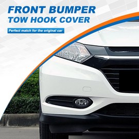 CZShiYue Car Front Bumper Tow Hook Cover Cap Towing Eye for Honda HR-V HRV 2015 2016 2017 2018 71104-T7A-000 Trailer cover (Blue, Right Passenger Side)