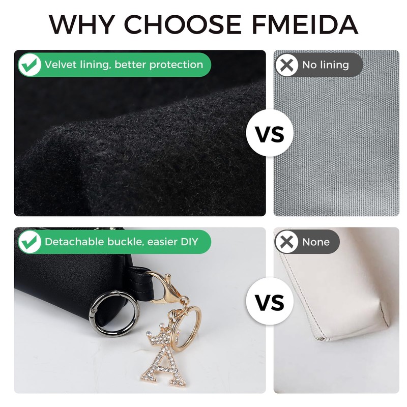 Fmeida PU Leather Pencil Pen Case Slim Design Pens Bag