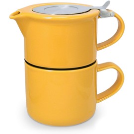FORLIFE Tea for One with Infuser 14 ounces, Mandarin