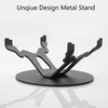 YEWTUTIS Multi-Functional Metal Stand for Desktop Black Sand Effect Speaker