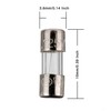BOJACK Christmas Light Fuses Fast-Blow Glass Fuses Assortment Kit 3.6x10mm