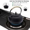 101oz/3000ml Extra Large and Heavy Cast Iron Teapot for 6