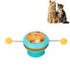 Windmill Spring Interactive Cat Catnip Toy Funny Cat Turntable Teasing