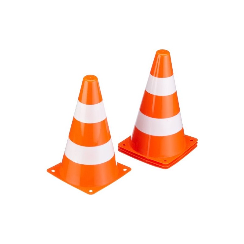 Pylonen Set of 4 – Scale: 1: 2, Colour: Orange/White