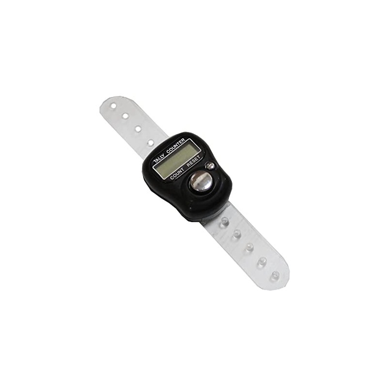 Digital Row Counter Register or Sports Lap Number Tally Black