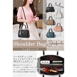 DESAFIANTE Women's Shoulder Bag, Shoulder Bag, Handbag, Adult, Cute, Adult Woman, Crossbody, black (classic black)