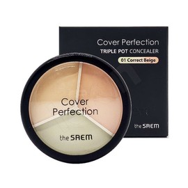 The Saem Cover Perfection Triple Pot Concealer / 더샘 커버 퍼펙션 트리플 팟 컨실러