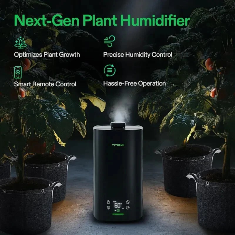 VIVOSUN AeroStream H05 Intelligent Wi-Fi Humidifier 1.32 Gal / 5L