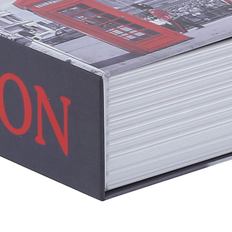 lyrlody Replica Book Shaped Safe Box Home Durable Safefall for