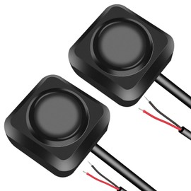 2 Pieces Piece Moment Switch, 12V/24V Momentary Push Button On/Off Switch, Mini Button Switch Surface Mount for Car Horn, Momentary Push Button for Industrial Control Electronic Experiments