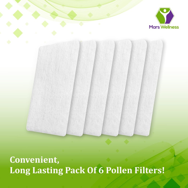 Mars Wellness CPAP Filters Compatible w/Resvent iBreeze(12 Pack) - Disposable