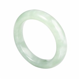 NAHARO Natural Ring for Women,Good Luck Jewelry Natural Green Ring for Women with Gift Box (Natural, 5)