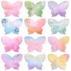 JSRQT 12Pcs Watercolor Butterfly Shaped Sticky Notes, Post Self Stick