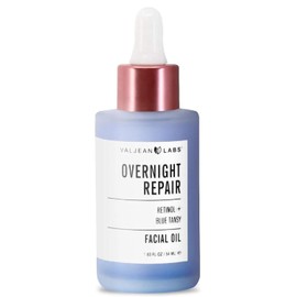 Valjean Labs Overnight Repair Facial Oil |Retinol and Blue Tansy Help even out skin tone, calm redness and soothe (1.83 oz) Overnight Repair Facial / 발장 랩스 오버나이트 리페어 페이셜 오일 | 레티놀과 블루 탠시 피부 톤을 고르게 하고 붉음을 진정시키며 진정시키는 데 도움 (1.83온스) Overnight Repair Facial