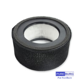 PUREBURG Replacement Filter Set Compatible with TruSens Z-1000 Small Room Air Purifier,2-Pack H13 HEPA Activated Carbon Pre-Filters