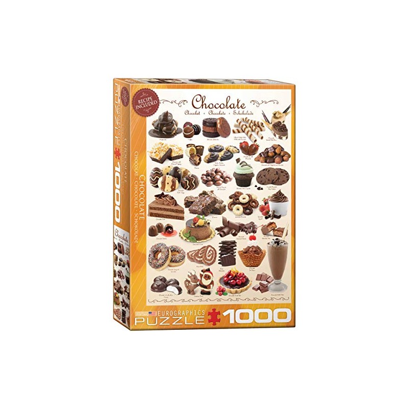 Eurographics Chocolate 1000-Piece Puzzle