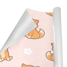 OTVEE Funny Dogs Wrapping Papers, Gift Wrapping Paper Rolls, 4 Rolls, 58 * 23 inch Per Roll, Gift Wrap Wrapping Papers for Birthday, Bridal, Baby Showers, Valentine's Day, Morther's Day