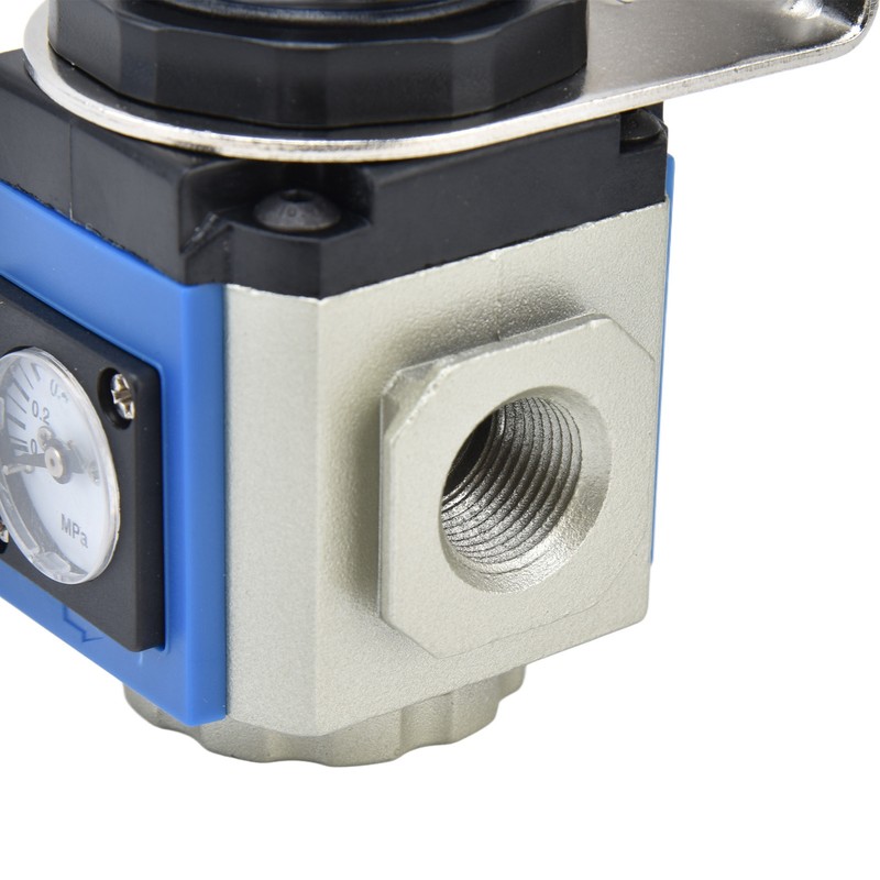 Air Compressor Regulator Aluminum Alloy Pressure Regulating Valve with Gauge