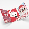 Unhinged Musical Shaking Santa Funny Pop Up 3D Christmas Card
