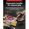 OBNOCHE Made in Korea, Korean Barbecue Scissors, Meat, Chicken, Vegetables,