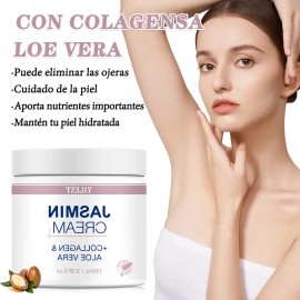 Crema para Contorno de Ojos YILEST Aloe Vera y Colágeno 100mL Reducir Ojeras e Hinchazón
