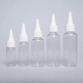 White Cap 화이트캡 투명 뾰족 공병 물감 조색 교구 도색 10ml 뾰족공병 [30ml 1EA] White Cap Transparent Sharp Point Bottle Paint Mixing Tool Coloring 10ml Sharp Point Bottle [30ml 1EA]