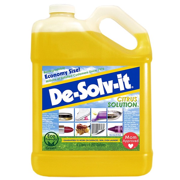 De-Solv-it! 10362 Orange Sol Citrus Solution Container, 1 Gallon