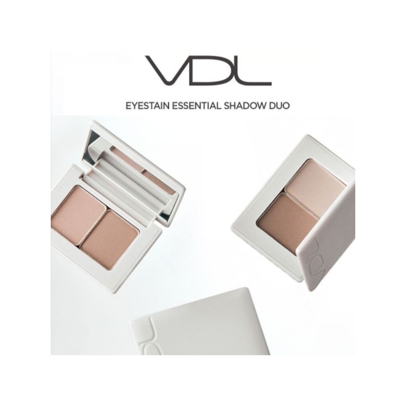 VDL Eyestain Essential Shadow Duo 2g, Color:03 Bunny Peach