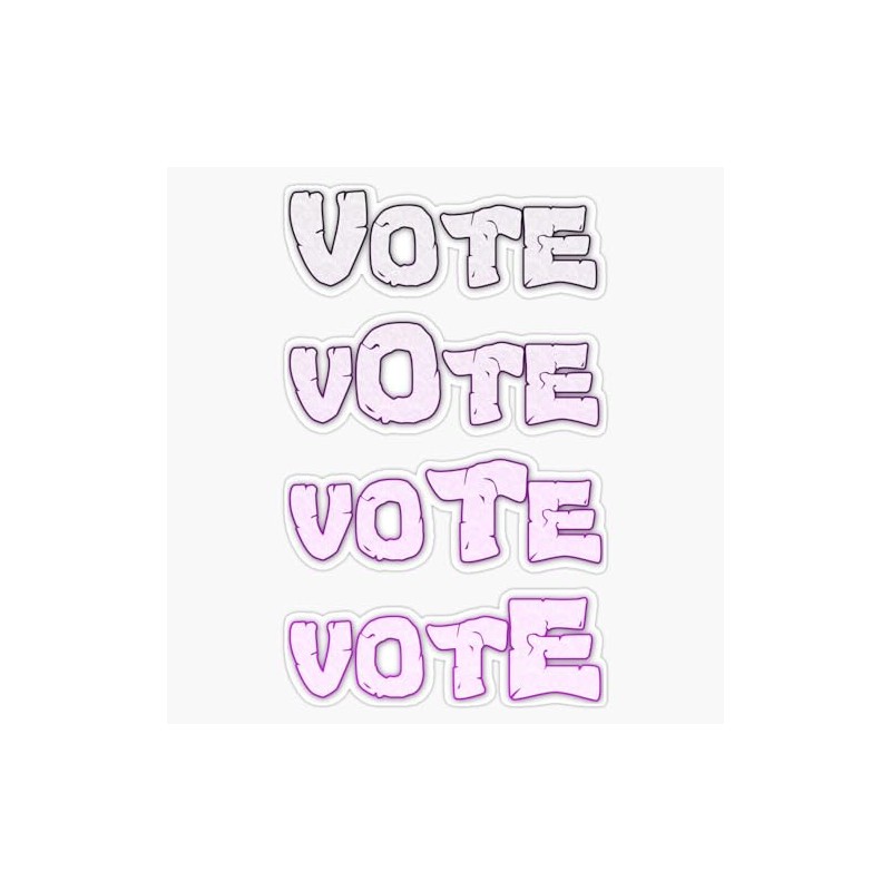 LAD Studio Vote Elections Sticker Bumper Sticker Vinyl Decal 5""